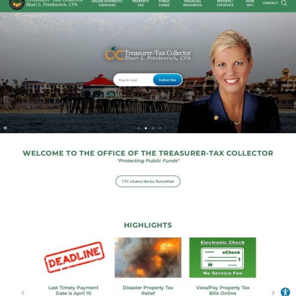 OC Treasurer - Tax Collector