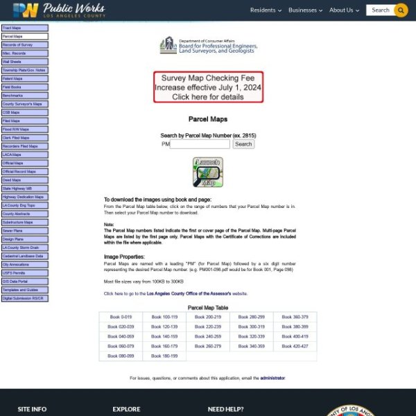 Property Line & Parcel Maps
