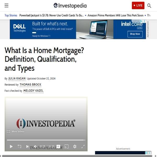 What Is a Home Mortgage