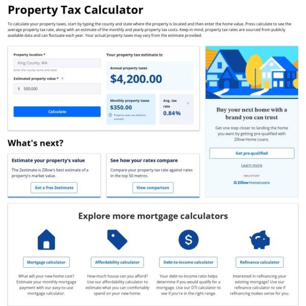Property Tax Calculator